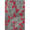 Chandra STELLA STE-52086 8 ft. X 10 ft. Rect. Rug - Grey, Red