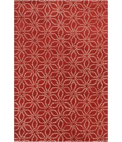 Chandra STELLA STE-52135 5 ft. X 7 ft. 6 in. Rect. Rug - Red, White