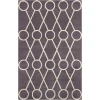 Chandra STELLA STE-52179 8 ft. X 10 ft. Rect. Rug - Dark Grey, Cream
