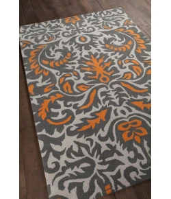 Chandra STELLA STE-52253 5 ft. X 7 ft. 6 in. Rect. Rug - Grey, White, Orange