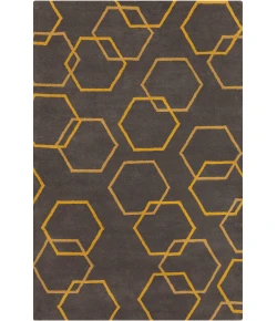 Chandra STELLA STE-52258 8 ft. X 10 ft. Rect. Rug - Charcoal, Yellow
