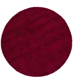 Chandra STRATA STR-1110 7 ft. 9 in. Round Rug - Deep Red