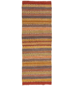 Chandra SAKET SAK-3705 2 ft. 6 in. X 7 ft. 6 in. Rect. Rug - Brown, Red, Orange, Blue, Green