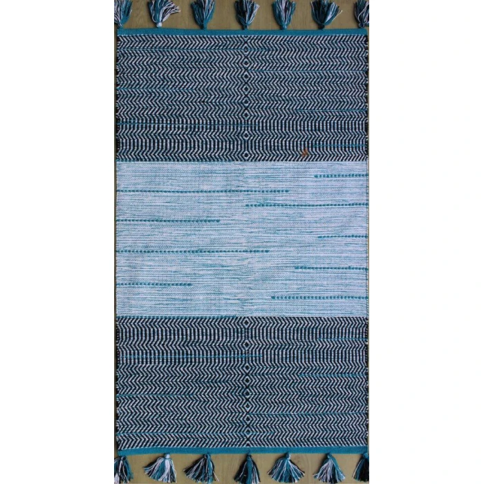 Chandra TANYA Blue,Black TAN-45928 9ft. x 13ft. Rect. Rug