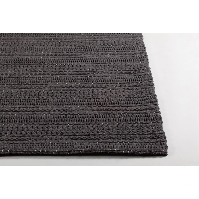 Chandra TIA Charcoal TIA-48100 9ft. x 13ft. Rect. Rug