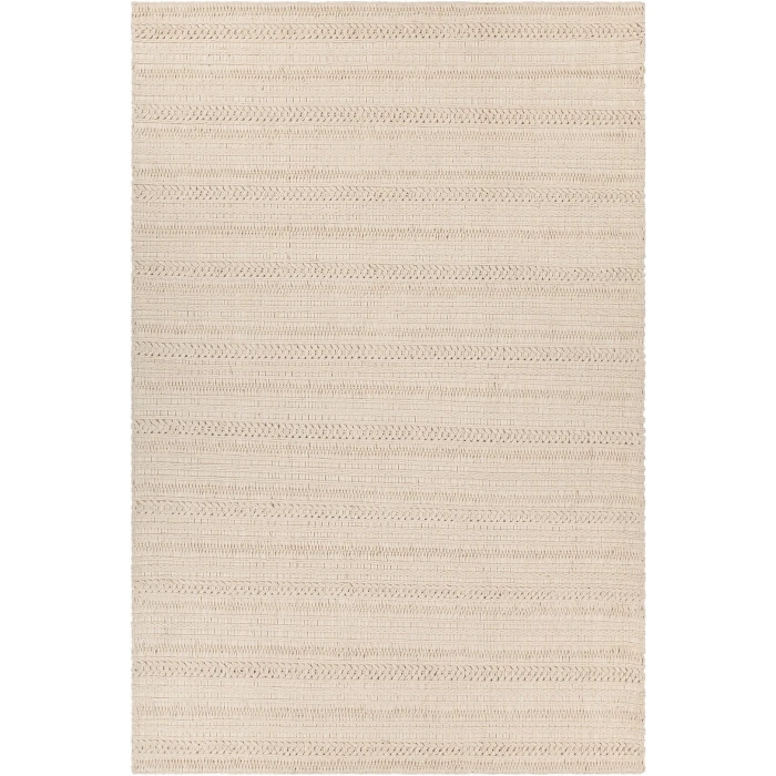 Chandra TIA White TIA-48103 9ft. x 13ft. Rect. Rug