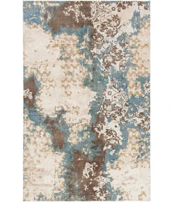 Chandra VINGEL VIN-36802 7 ft. 9 in. X 10 ft. 6 in. Rect. Rug - Blue, Brown, Cream