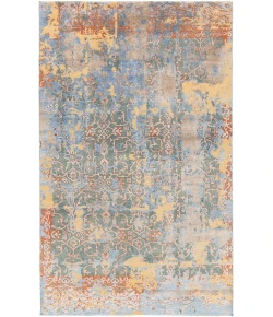 Chandra VINGEL VIN-36803 7 ft. 9 in. X 10 ft. 6 in. Rect. Rug - Blue, Brown, Gold, Grey