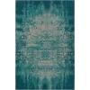 Chandra WILLA WIL-46606 7 ft. 9 in. X 10 ft. 6 in. Rect. Rug - Blue, Beige