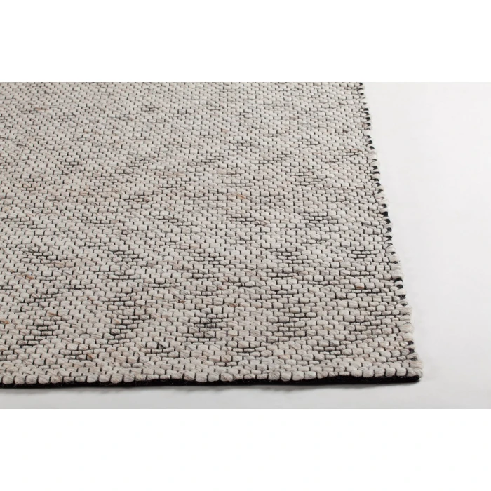 Chandra YVONNE White,Black YVO-48501 9ft. x 13ft. Rect. Rug