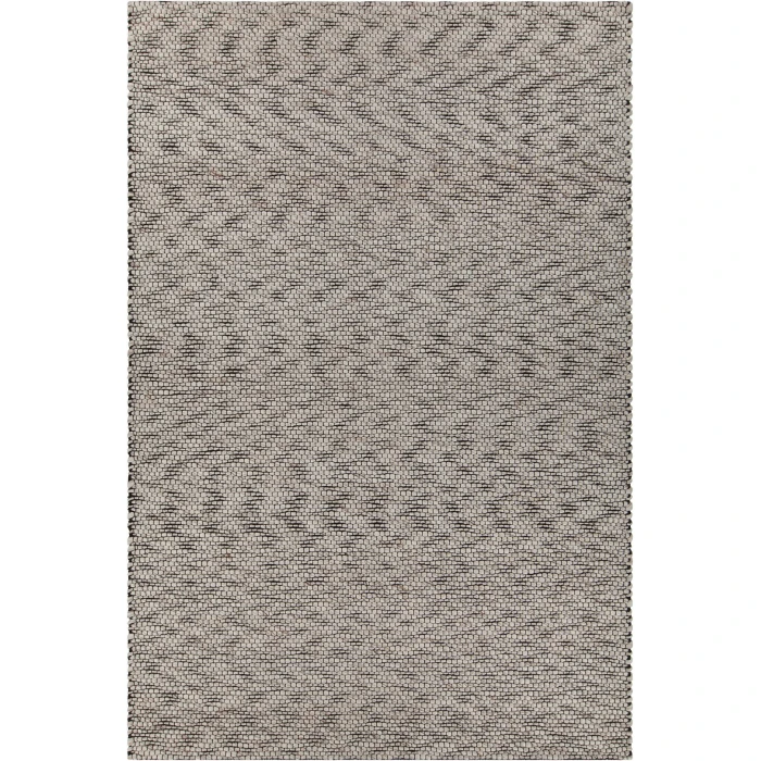 Chandra YVONNE White,Black YVO-48501 9ft. x 13ft. Rect. Rug