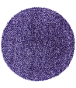Chandra ZARA ZAR-14500 7 ft. 9 in. Round Rug - Purple, Lavendar