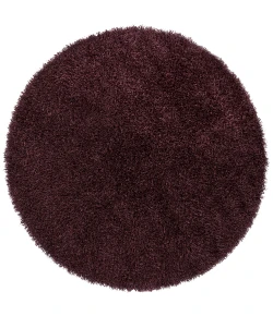 Chandra ZARA ZAR-14504 7 ft. 9 in. Round Rug - Plum