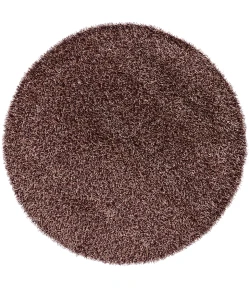Chandra ZARA ZAR-14509 7 ft. 9 in. Round Rug - Plum, Cream