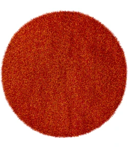 Chandra ZARA ZAR-14510 7 ft. 9 in. Round Rug - Red, Orange