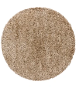 Chandra ZARA ZAR-14530 7 ft. 9 in. Round Rug - Light Tan