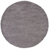 Chandra ZEAL ZEA-20604 7 ft. 9 in. Round Rug - Charcoal