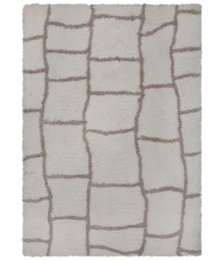 Chandra ZOYA ZOY-45800 7 ft. 9 in. X 10 ft. 6 in. Rect. Rug - White, Silver