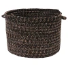 Colonial Mills Hayward Baskets Black HY19A0 18"d X 12"h Baskets Rug