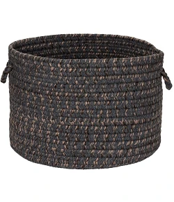 Colonial Mills Hayward Baskets Charcoal HY29A0 14"d X 10"h Baskets Rug