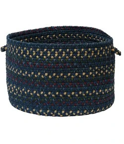 Colonial Mills Midnight Baskets Indigo MN57A0 18"d X 12"h Baskets Rug