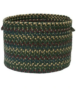 Colonial Mills Midnight Baskets Deep Forest MN77A0 18"d X 12"h Baskets Rug