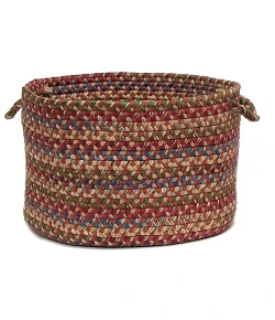 Colonial Mills Twilight Baskets Rosewood TL70A0 18"d X 12"h Baskets Rug