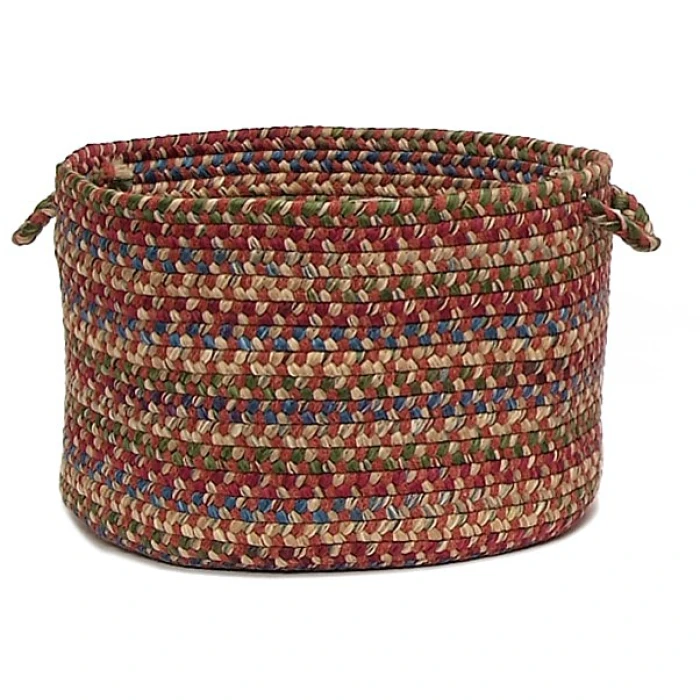 Colonial Mills Twilight Baskets Rosewood TL70A0 18"d X 12"h Baskets Rug