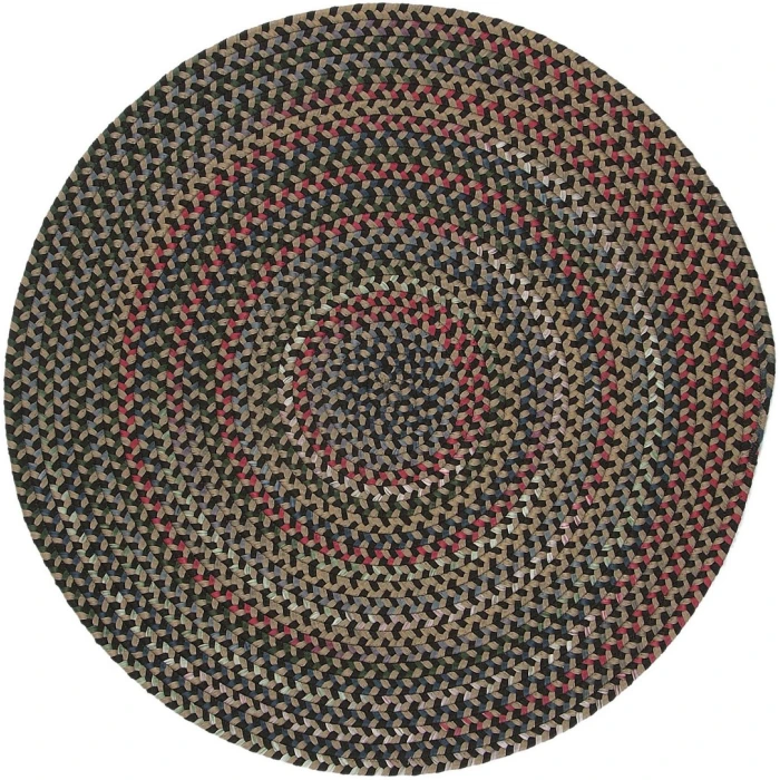 Colonial Mills Wayland Round Rug Black WA47R0 7' X 7' Rug