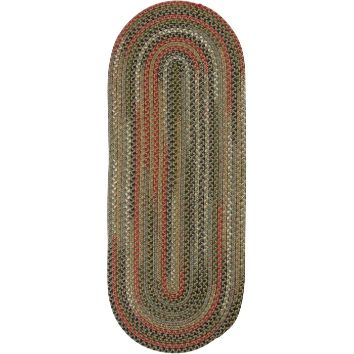 Colonial Mills Wayland Runners Olive WA17R0 30" X 8' Rect. Rug