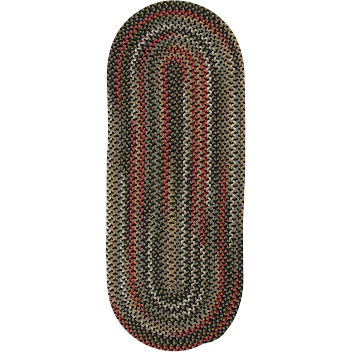 Colonial Mills Wayland Runners Black WA47R0 2' X 16' Rect. Rug