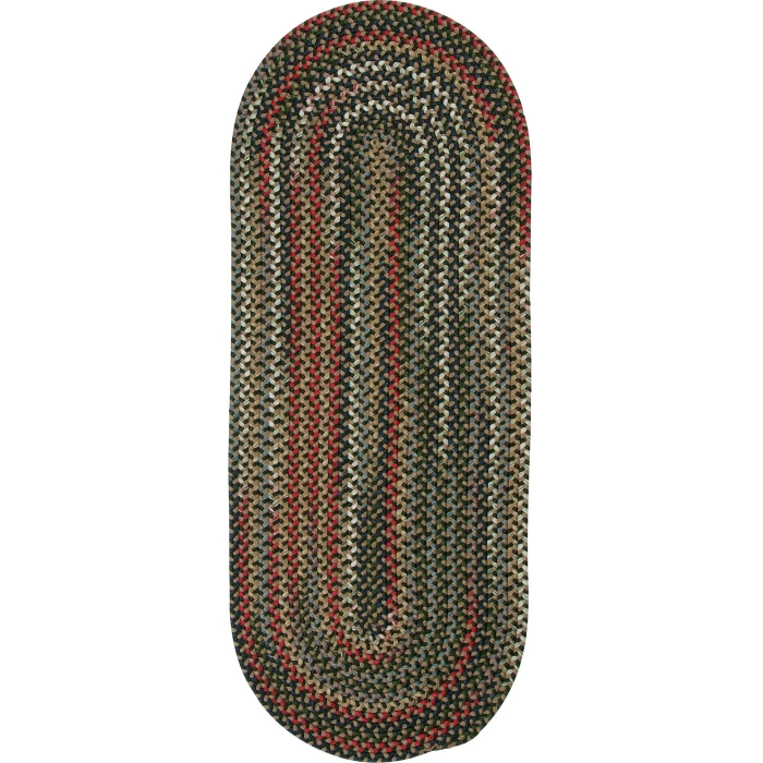 Colonial Mills Wayland Runners Green WA67R0 30" X 7' Rect. Rug
