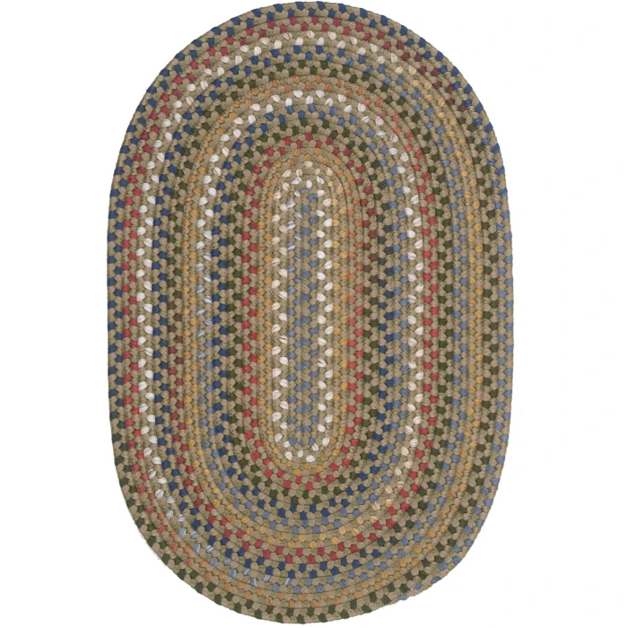 Colonial Mills Wayland Oval Rug Olive WA17R0 6' X 8' Rug
