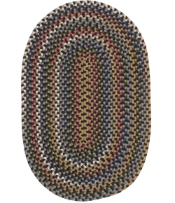 Colonial Mills Wayland Oval Black WA47R0 6' X 8' Rug