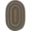 Colonial Mills Wayland Oval Green WA67R0 6' X 8' Rug