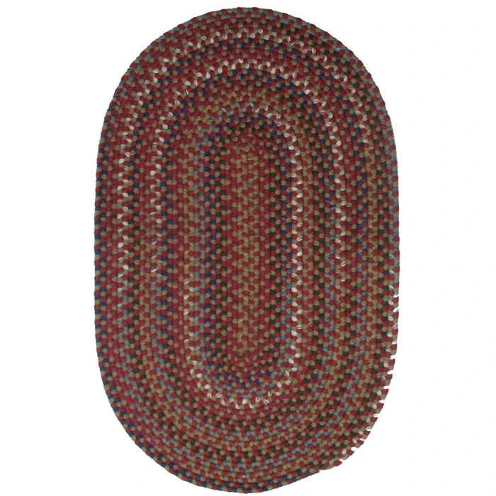 Colonial Mills Wayland Oval Rug Red WA77R0 2' X 3' Rug