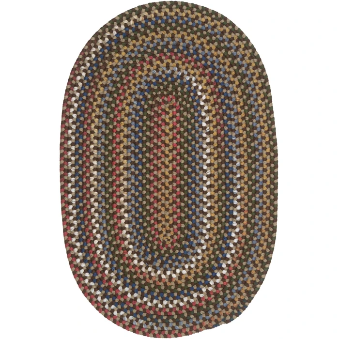 Colonial Mills Wayland Oval Rug Brown WA87R0 42" X 66" Rug