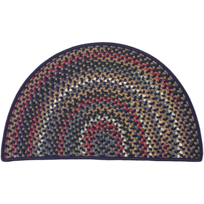 Colonial Mills Wayland Slice Rug Navy WA57A0 31" X 46" Rug