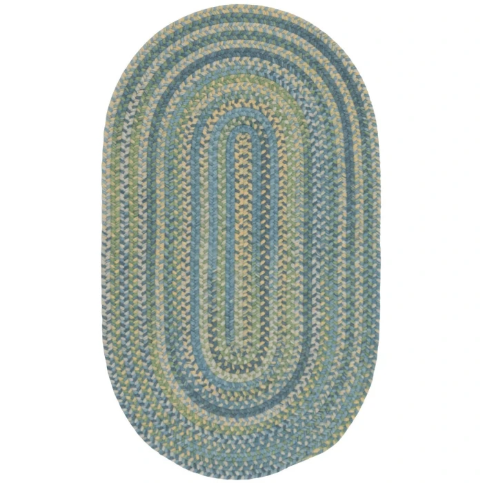 Colonial Mills Westcott Oval Rug Green WT68R0 6' X 9' Rug