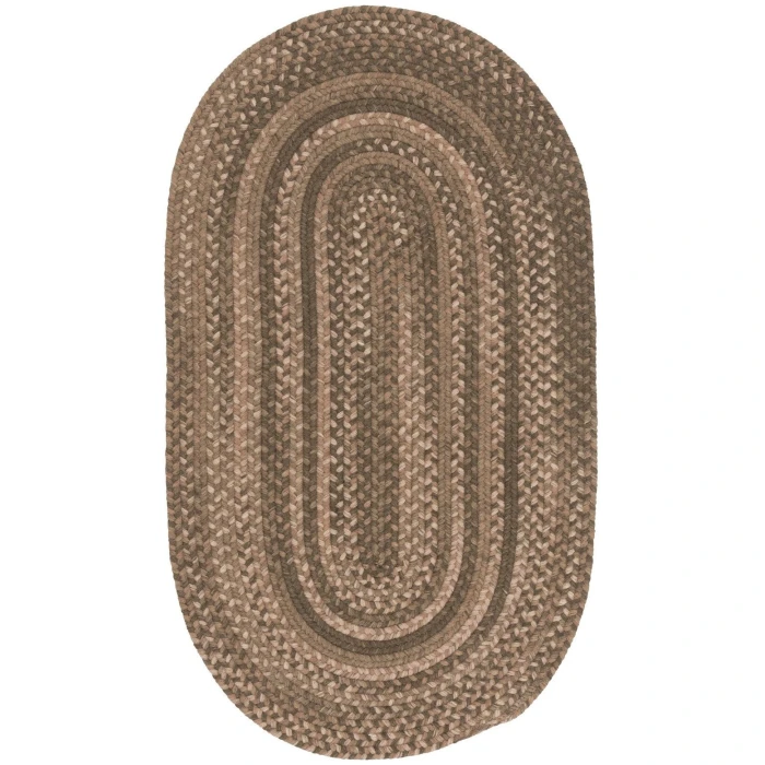 Colonial Mills Westcott Oval Rug Brown WT88R0 42" X 66" Rug