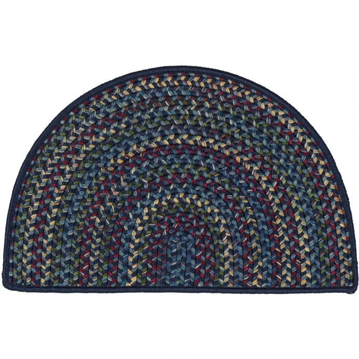 Colonial Mills Worley Slices Rug Navy WY34A0 31" X 46" Rug