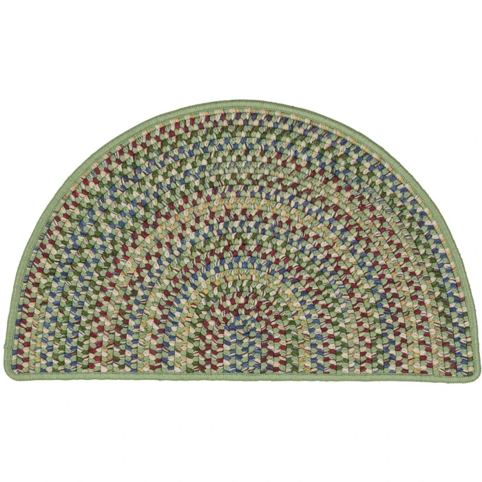 Colonial Mills Worley Slices Rug Moss Green WY52A0 18" X 30" Rug