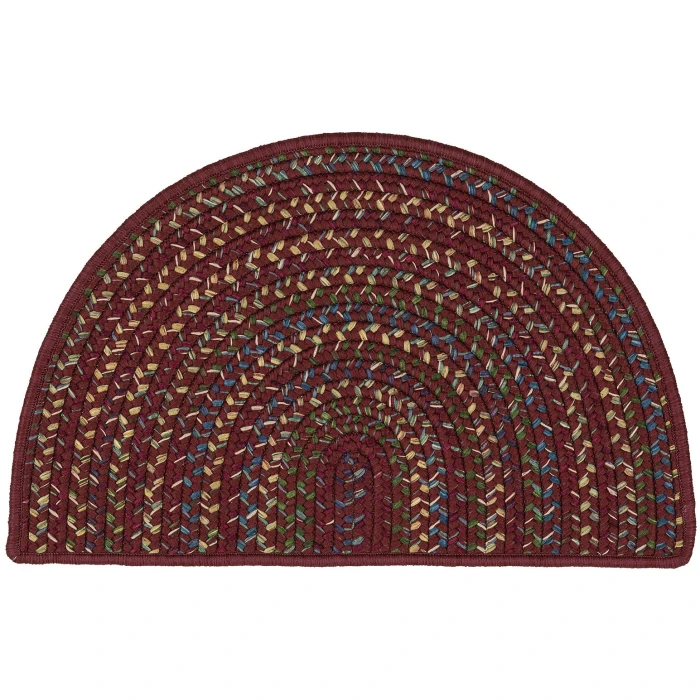 Colonial Mills Worley Slices Rug Burgundy WY71A0 31" X 46" Rug