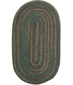 Colonial Mills Worley Oval Dark Green WY26R0 2' X 4' Rug
