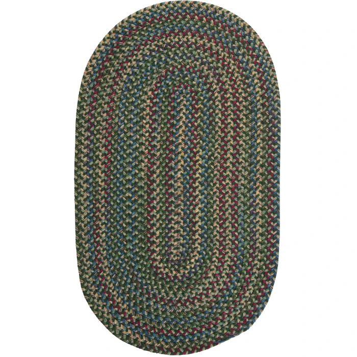 Colonial Mills Worley Oval Rug Dark Green WY26R0 27" X 46" Rug
