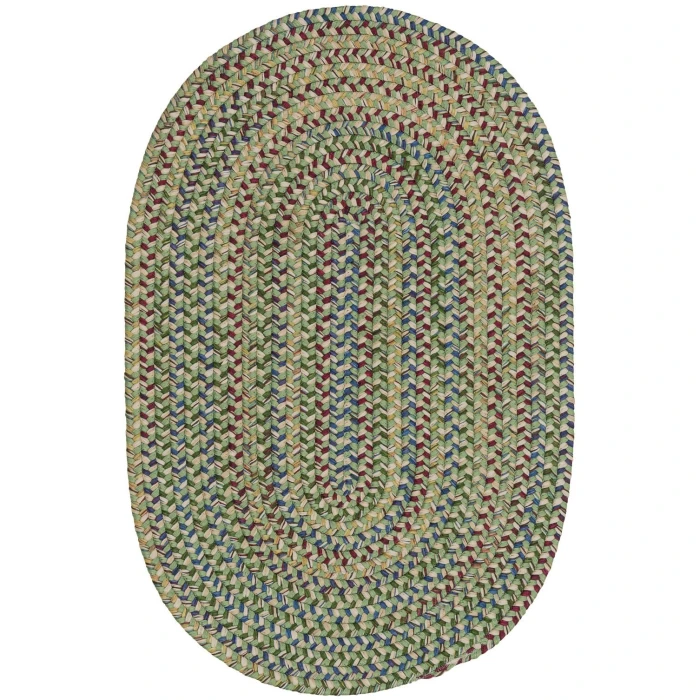 Colonial Mills Worley Oval Rug Moss Green WY52R0 4' X 6' Rug
