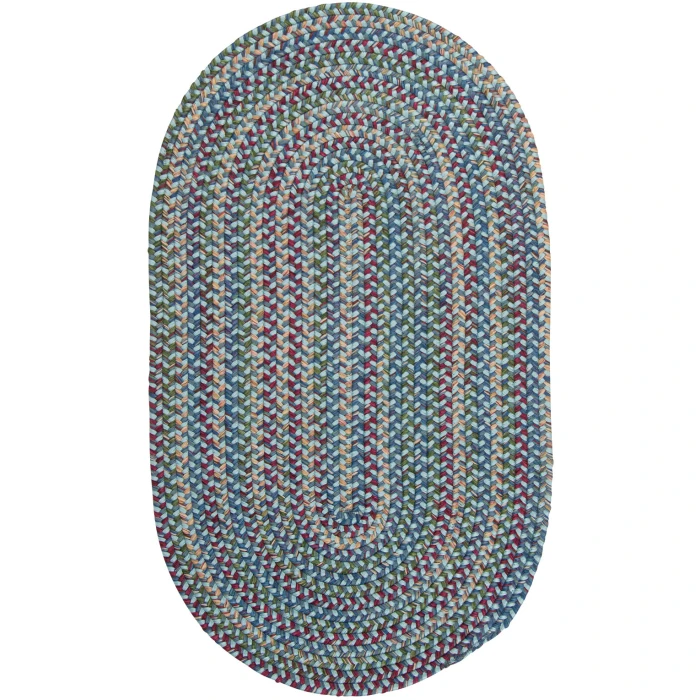 Colonial Mills Worley Oval Rug Blue WY67R0 3' X 5' Rug