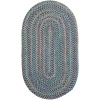 Colonial Mills Worley Oval Blue WY67R0 5' X 7' Rug