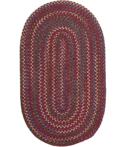Colonial Mills Worley Oval Burgundy WY71R0 4' X 7' Rug