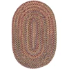 Colonial Mills Worley Oval Red WY86R0 4' X 7' Rug